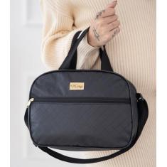 Bolsa Maternidade Bebê Pequena Para Passeio Luxo - Rallory, Preto