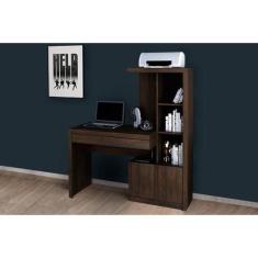 Escrivaninha p/ Escritório ME4143 c/ 2 Portas e 1 Gaveta Rústico - Tec