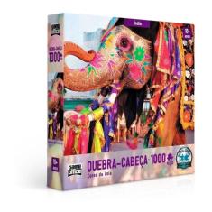 Quebra Cabeça Índia Cores Da Ásia 1000 Peças Toyster