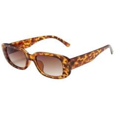 Óculos De Sol Retrô Futura Lente Leopardo Blogueira Moda Uv - Importad