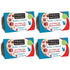 Ração Úmida Formula Natural Receitas Caseiras Gatos Adultos Carne com 