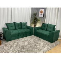 Sofá 2 e 3 Lugares Verde 200 Porto - Alpoim