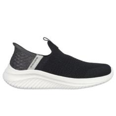 Tênis Skechers Infantil Ultra Flex 3.0 - Preto e Branco-Feminino