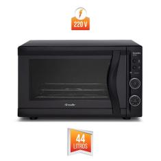 Forno Eletrico Mueller Sonetto 44 Litros Grill Dourador Preto Fosco 220V