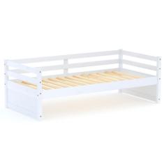 Cama Solteiro Slim RB Madeira Maciça Branco Housin