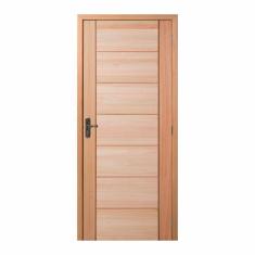 Kit Porta Pronta Maciça 214x89cm Eucalipto Direita Pm58 Quartier Cruzeiro Portas Nude