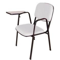 Cadeira Universitária Para Auditórios Linha Hotel Branco