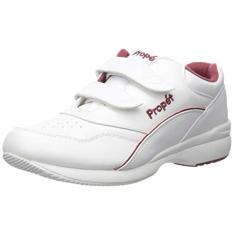 Tênis esportivo feminino Propet Tour Walker Strap Walking Walking – Branco, Branco, 10.5