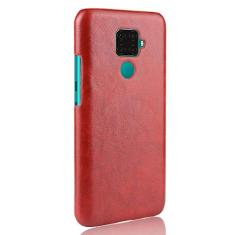 Capa para Huawei Mate 30 Lite, capa de celular Rugged Shield 360° Proteja seu telefone Capa de couro granulado para Huawei Mate 30 Lite
