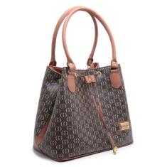 Bolsa Feminina Blogueiras Famosas - Gouveia Costa, Marrom