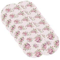 Sousplat Rosas Poá - NSW, com base, 12 Peças