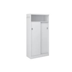 Armário Multiuso Lavanderia 528 2Ptas-Carraro Branco