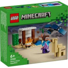 Lego Minecraft Expedição Do Steve No Deserto - 75 Peças 21251