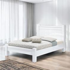Cama Casal Moderna Verona Branca
