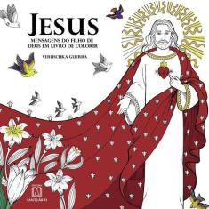 Livro - Jesus mensagens do filho de Deus em livro para colorir