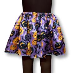 Saia Halloween Infantil Estampada para Fantasias