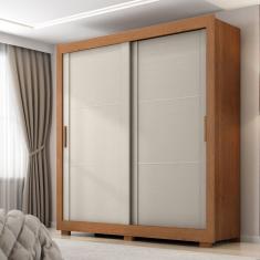 Guarda Roupa Casal com Pés 2 Portas de Correr Titanium Zanzini