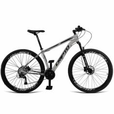 Bicicleta Aro 29 Cripto 24 Marchas Shimano Freios Hidraulico, Prata, P