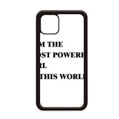 Capa I Am The Powerful Girl para iPhone 12 Pro Max para Apple Mini Mobile Case Shell