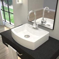 Cuba para Banheiro RT41W Retangular Aria Compace Branco