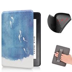 COCFOOKIW Estojo para 6" Kindle (10ª Geração - 2019) - Caso macia de TPU com Alça de Mão e Automático Suspensão/Despertar Função (Modelo: J9G29R)