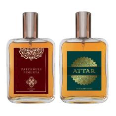 Kit Perfume Masculino - Patchouli Pimenta + Attar 100Ml