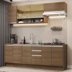 Cozinha Completa 240003 Com Armário E Balcão RusticRustic