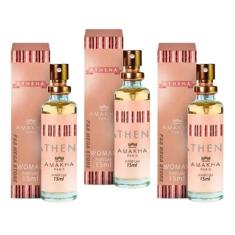 Kit 3 Perfume Athena Amakha Paris Feminino Bolso Bolsa