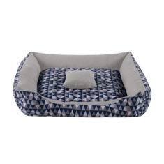 cama pet medio 60 x 50 caminha para cachorro fundo impermeavel com zip