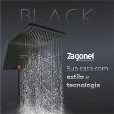 Ducha Ducali Eletronica 5500w 127v Black - ZAGONEL