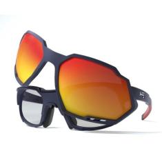 Óculos de sol hb rush matte navy / multi red