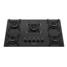 Cooktop a Gás 5 Bocas Itatiaia Essencial, Mesa de Vidro Temperado, Pre