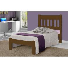 Cama de Solteiro Imperial de Madeira Maciça Tauari