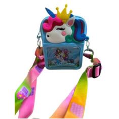 Bolsa Infantil De Unicórnio Mini Crossbody À Prova DÁgua Casual Com Zí