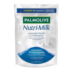Palmolive sabonete líquido refil nutri-milk hidratante com 200ml - COL