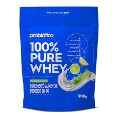 Probiótica 100% Pure Whey Refil (900g) Iogurte Com Limão