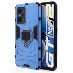 SORAKA Capa para realme GT Neo 3T 5G com suporte para anel Capa Slim Fit de TPU macio Capa realme GT Neo 3T 5G com placa de metal para suporte magnético de telefone para carro
