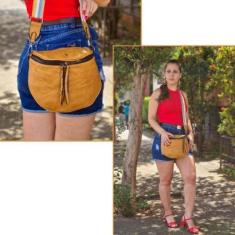 BOLSA FEMININA TRANSVERSAL ESTILO POCHETE-Feminino