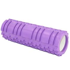 Rolo Massagem Foam Roller Liberação Miofascial Crossfit Yoga Pilates Roxo
