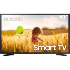 Smart TV LED 43" Full HD Samsung T5300 com HDR, Sistema Operacional Tizen, Wi-Fi, Espelhamento de Tela, Dolby Digital Plus, HDMI e USB - 2020