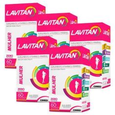 Kit 5 Polivitamínico Lavitan Mulher -  60 Comprimidos - Cimed