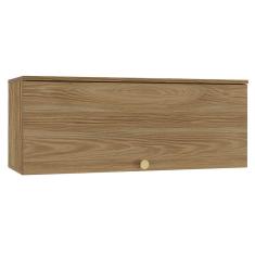 Armário Aéreo Cozinha Botanic 90 Cm 1 Porta Nogueira Fosco - Kappesberg