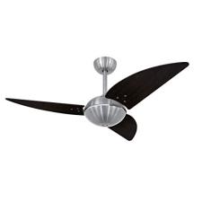 Ventilador De Teto 3 Pás Platinum Office Class Tabaco Volare Volare 220v Escovado