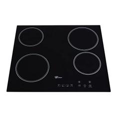 Cooktop Fischer Touch Screen 4q De Mesa 220v Preto