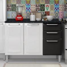 Balcão com Tampo 3 Portas 2 Gavetas Ig3g2-120 Tarsila