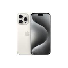 iPhone 15 Pro Max Apple 256GB, Câmera Tripla 48MP, Tela 6.7", Branco Titânio