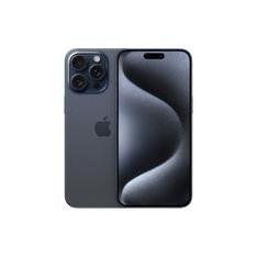 iPhone 15 Pro Max Apple 256GB, Câmera Tripla 48MP, Tela 6.7", Azul Titânio - MU7A3BE/A