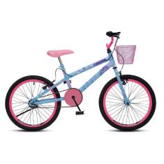 Bicicleta Aro 20 Colli Jully Infantil Azul/Champanhe
