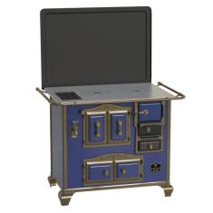 Fogao a Lenha N 2 Gab Imperador Azul com Tampa