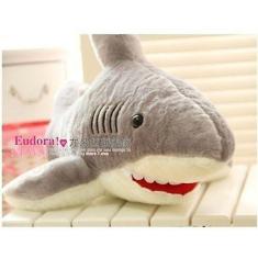 Boneca de pelúcia para bichos de pelúcia Great White Shark Jaws 39 cm
